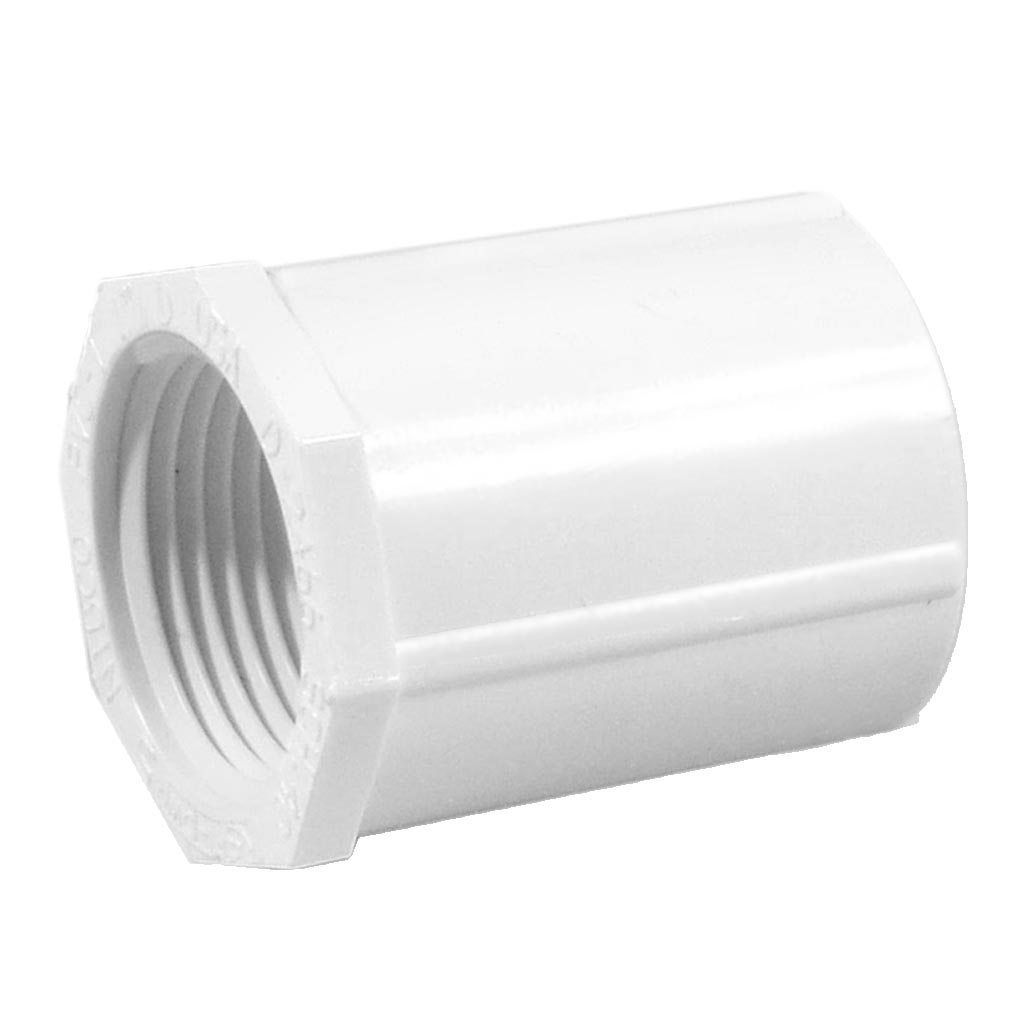 Złączka z gwintem nakręcana PVC-U KW/GW