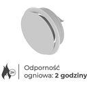 Zawór p.poż. odcinający mcr ZIPP120/EKP230/WK-1/RAL9010